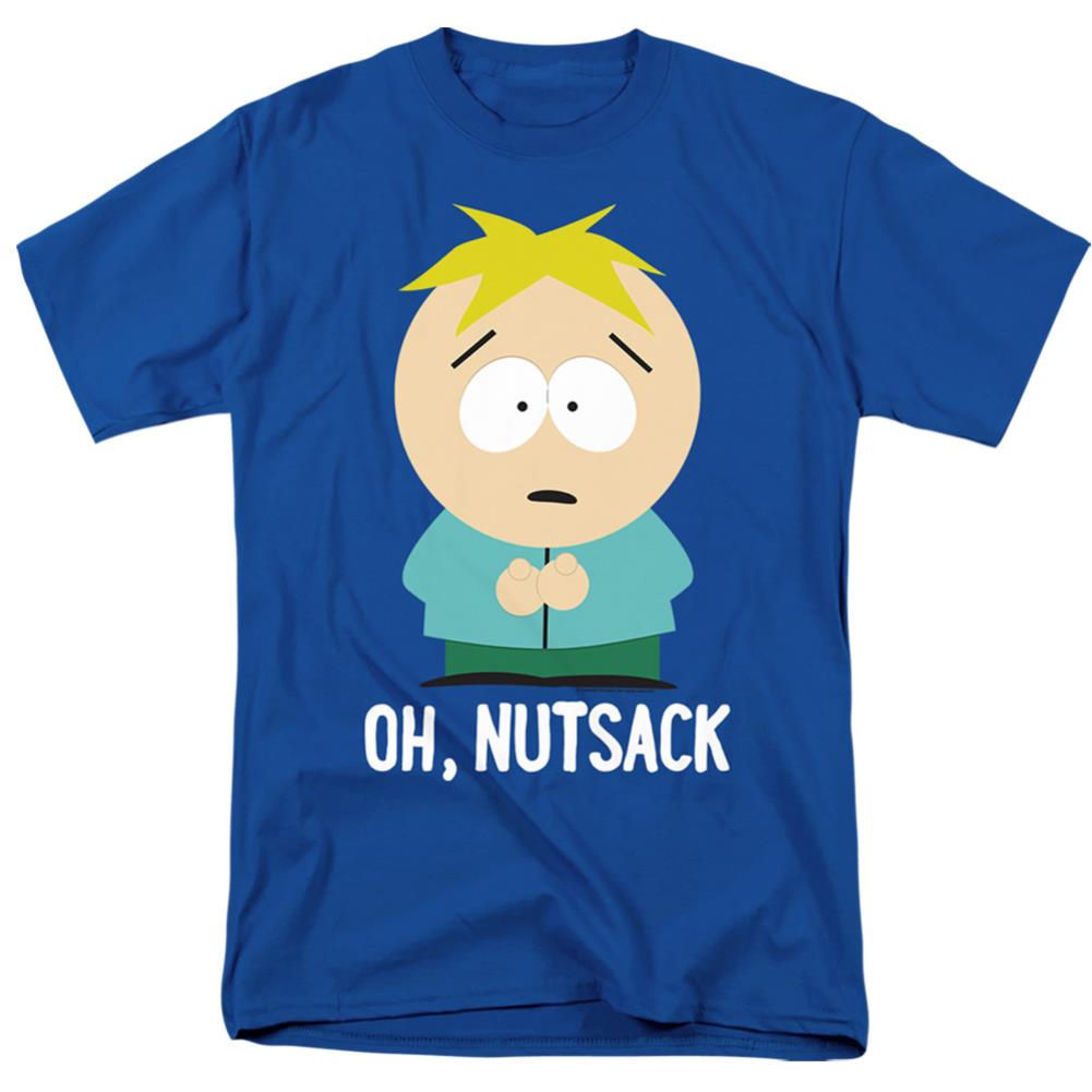 South Park Oh Nutsack Men's 18/1 Cotton Short-Sleeve T-Shirt