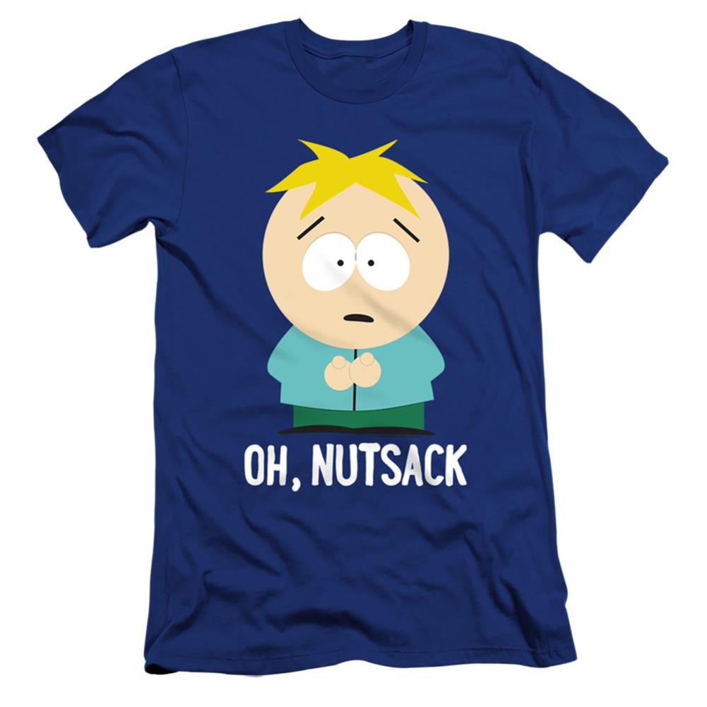 South Park Oh Nutsack Men's Ultra-Soft 30/1 Cotton Slim Short-Sleeve T-Shirt