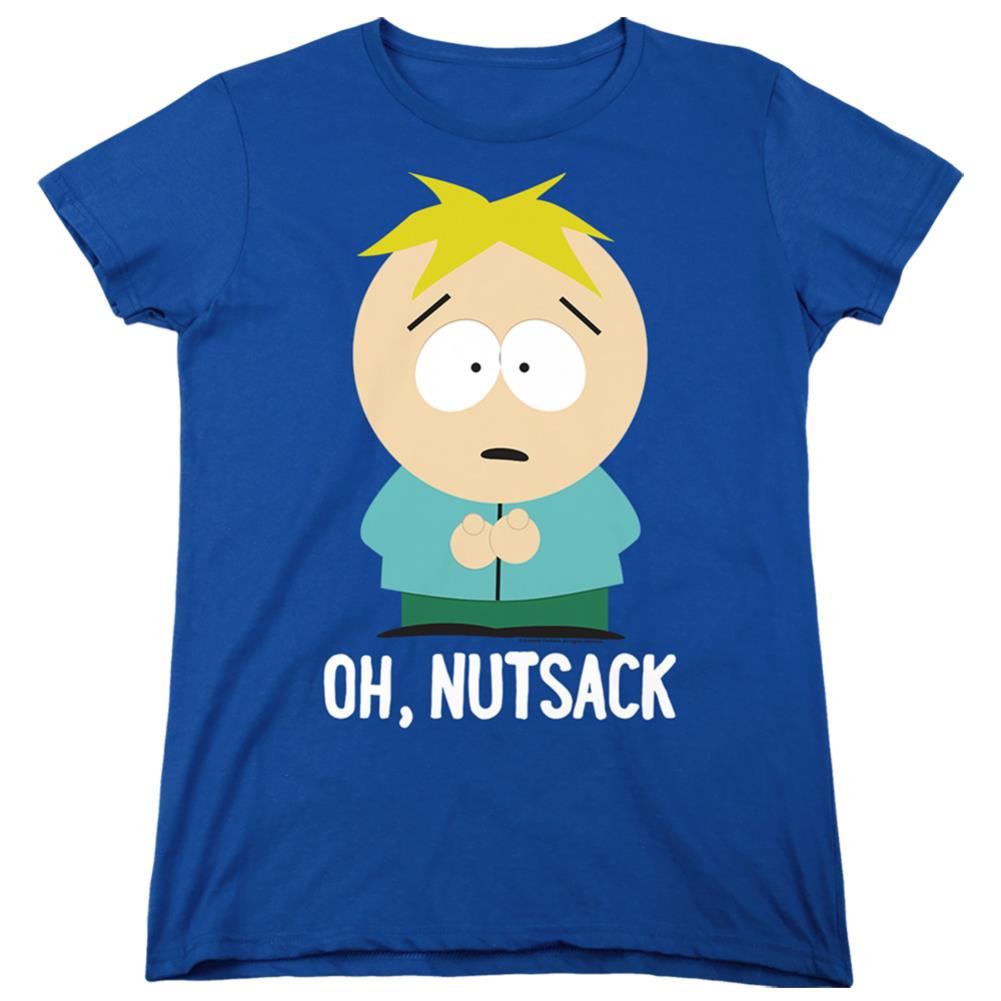 South Park Oh Nutsack Women's 18/1 Cotton Short-Sleeve T-Shirt