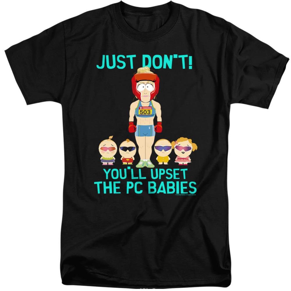 South Park Pc Babies Men's 18/1 Tall Cotton Short-Sleeve T-Shirt