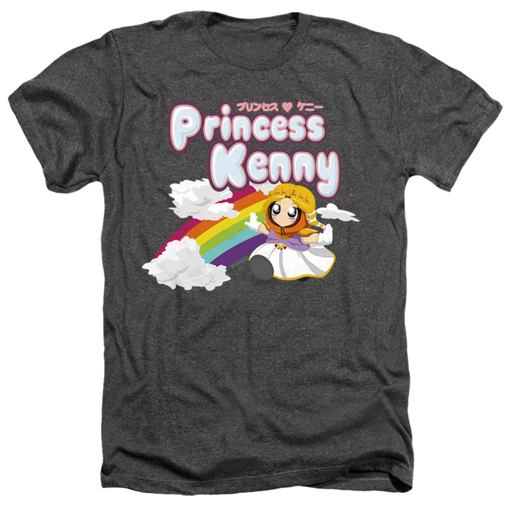 South Park Princess Kenny Men's 30/1 Heather 60 40 Poly Short-Sleeve T-Shirt