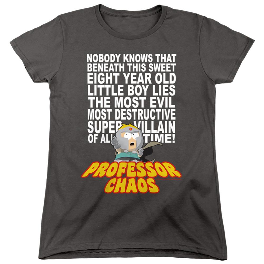 South Park Professor Chaos Women's 18/1 Cotton Short-Sleeve T-Shirt
