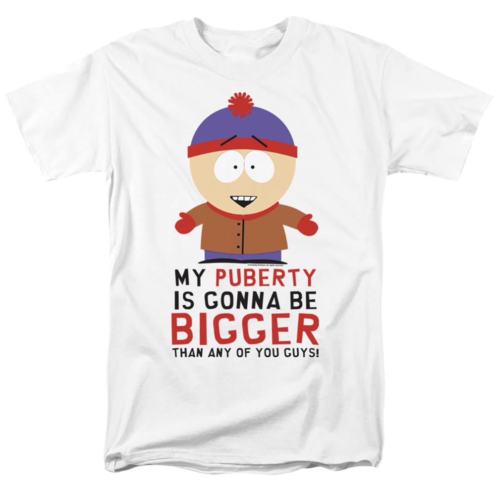 South Park Puberty Men's 18/1 Cotton Short-Sleeve T-Shirt