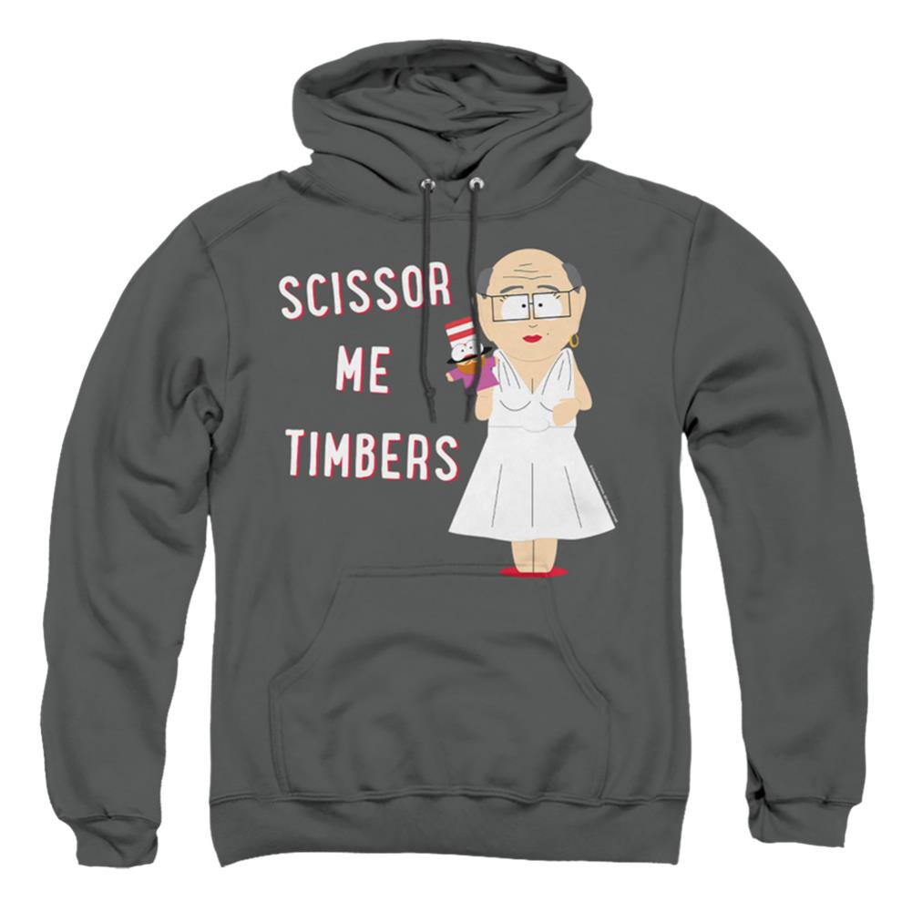South Park Scissor Me Timbers Men's Pull-Over 75 25 Poly Hoodie