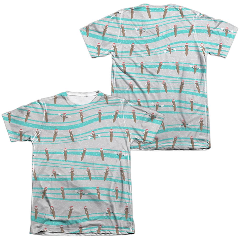 South Park Shit All Over (Front/Back Print) Men's Regular Fit Poly Cotton Short-Sleeve T-Shirt