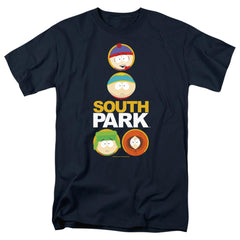 South Park Solid Circles Men's 18/1 Cotton Short-Sleeve T-Shirt