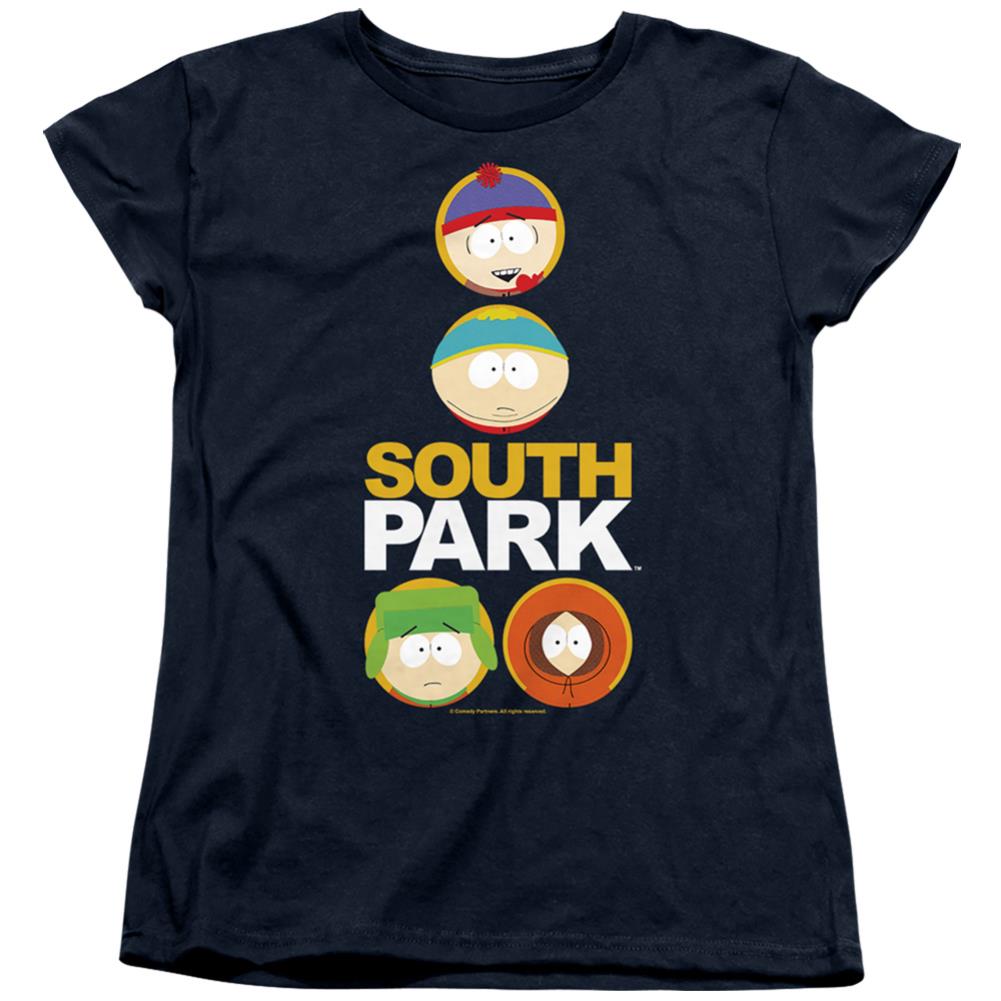 South Park Solid Circles Women's 18/1 Cotton Short-Sleeve T-Shirt