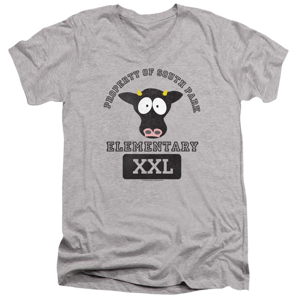 South Park South Park Cows Men's 30/1 Cotton Slim V-Neck T-Shirt
