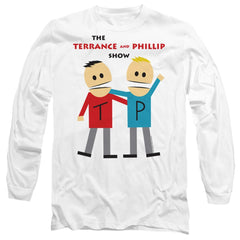 South Park Terrance And Phillip Men's 18/1 Cotton Long-Sleeve T-Shirt