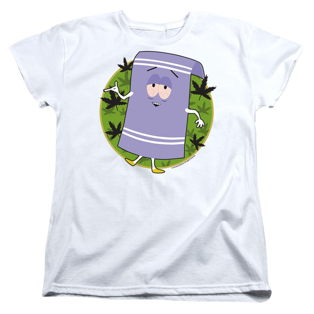 South Park Towelie Women's 18/1 Cotton Short-Sleeve T-Shirt
