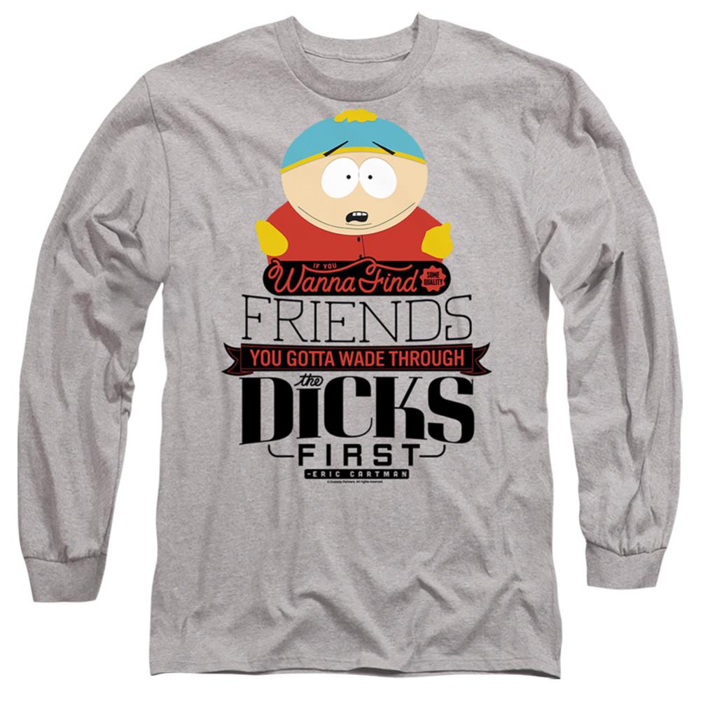 South Park Wade Through Dicks Men's 18/1 Cotton Long-Sleeve T-Shirt