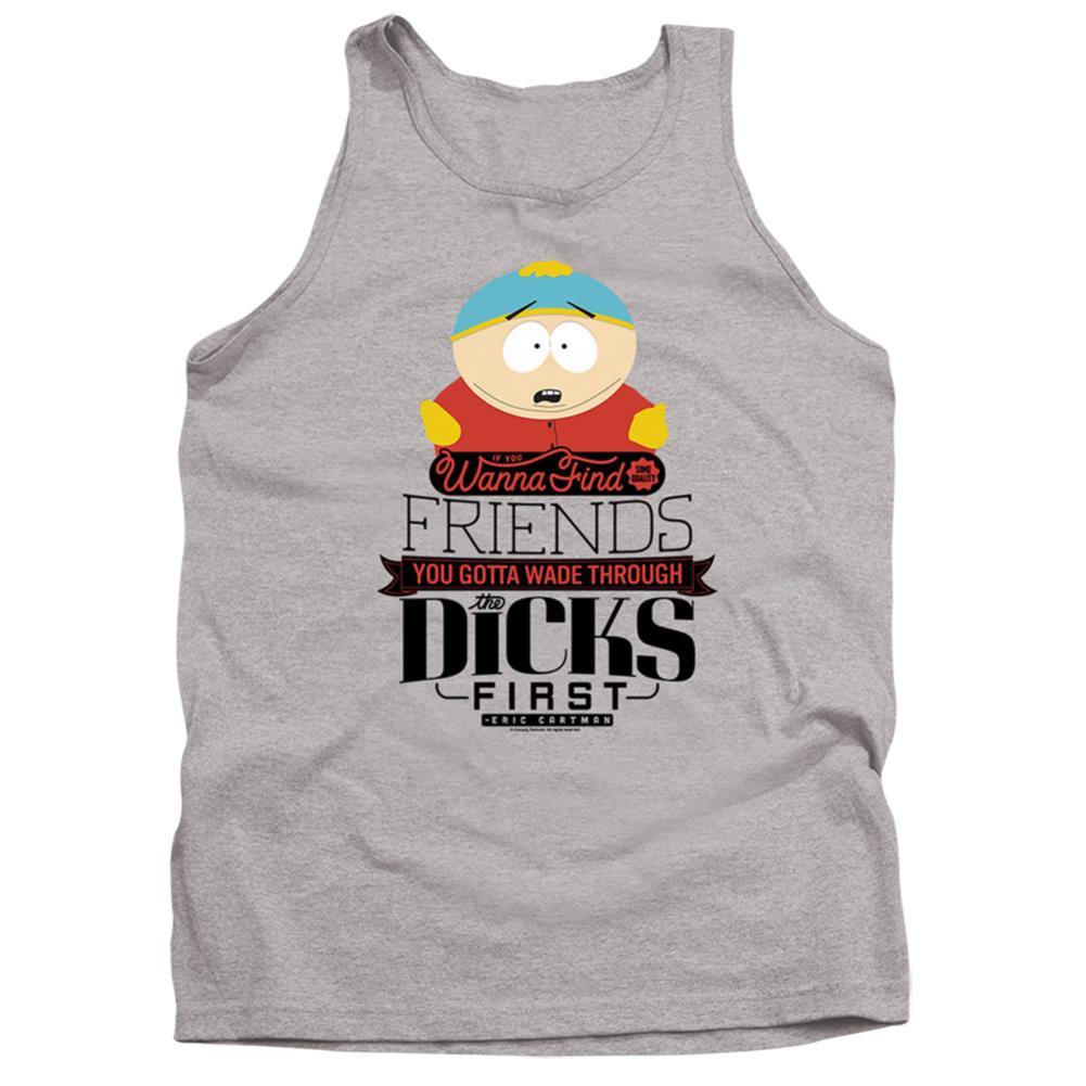 South Park Wade Through Dicks Men's 18/1 Cotton Tank Top