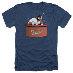 Space Ghost Great Galaxies Men's 30/1 Heather 60 40 Poly Short-Sleeve T-Shirt