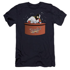 Space Ghost Great Galaxies Men's Ultra-Soft 30/1 Cotton Slim Short-Sleeve T-Shirt