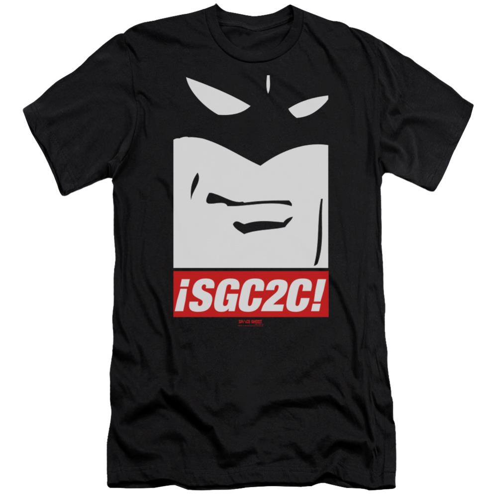 Space Ghost Sgc2C Men's Ultra-Soft 30/1 Cotton Slim Short-Sleeve T-Shirt