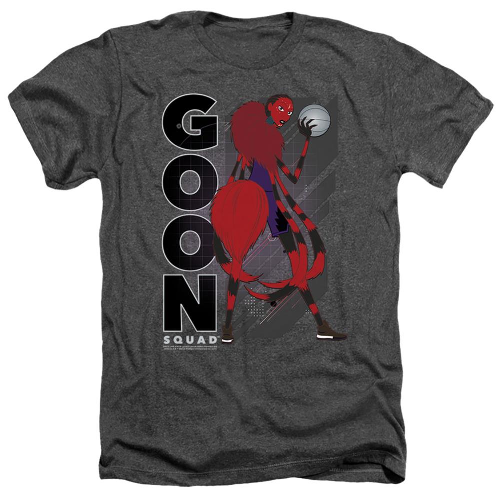 Space Jam 2 Arachnneka Men's 30/1 Heather 60 40 Poly Short-Sleeve T-Shirt