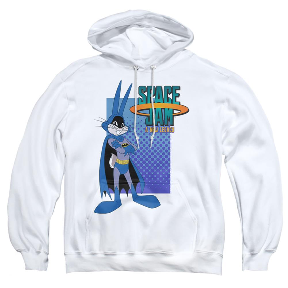 Space Jam 2 Bugs Batman Men's Pull-Over 75 25 Poly Hoodie