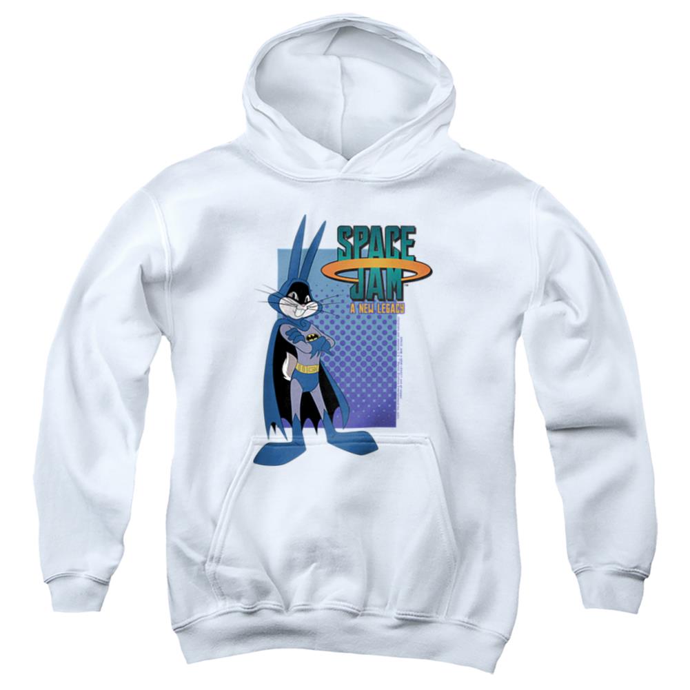 Space Jam 2 Bugs Batman Youth Cotton Poly Pull-Over Hoodie