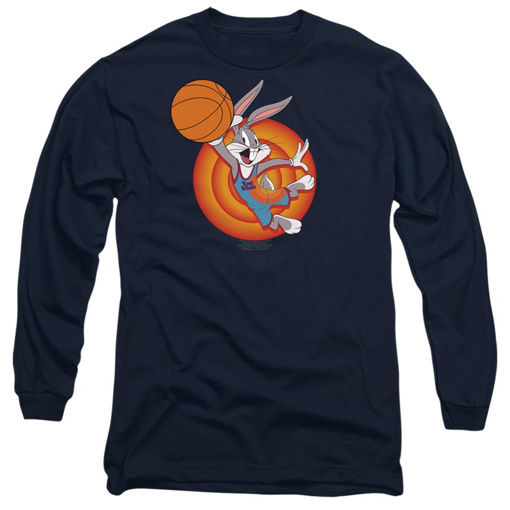 Space Jam 2 Bugs Slam Men's 18/1 Cotton Long-Sleeve T-Shirt