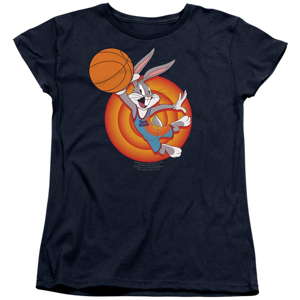 Space Jam 2 Bugs Slam Women's 18/1 Cotton Short-Sleeve T-Shirt