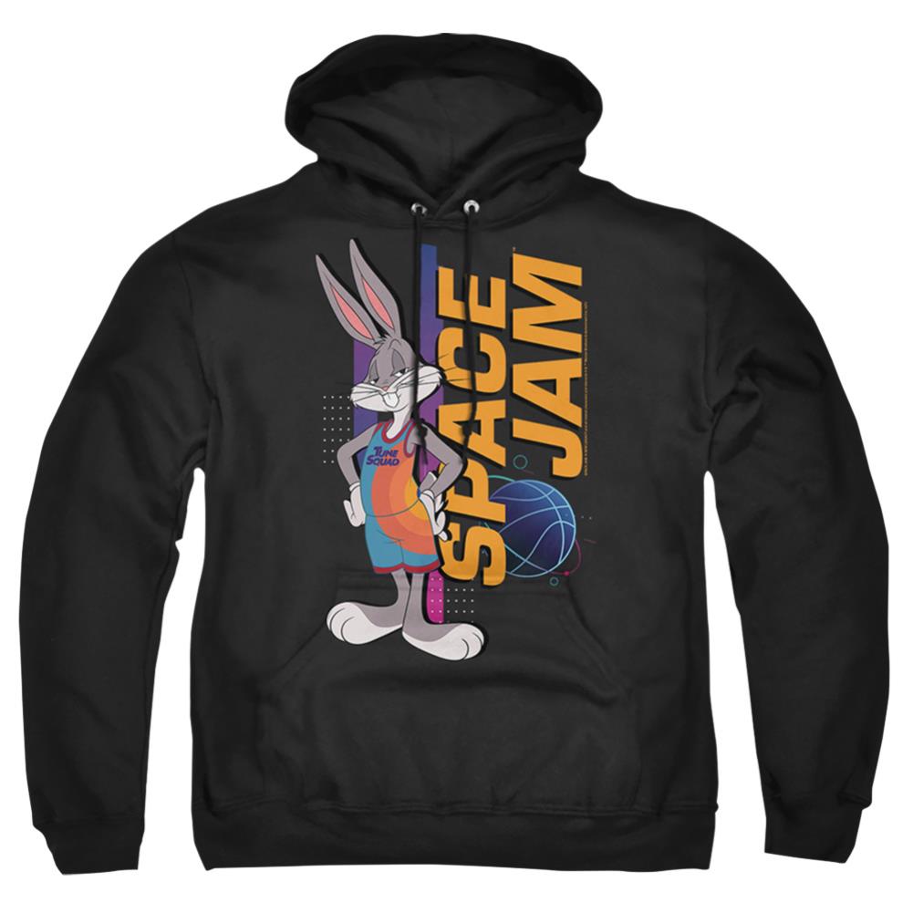Space Jam 2 Bugs Standing Men's Pull-Over 75 25 Poly Hoodie