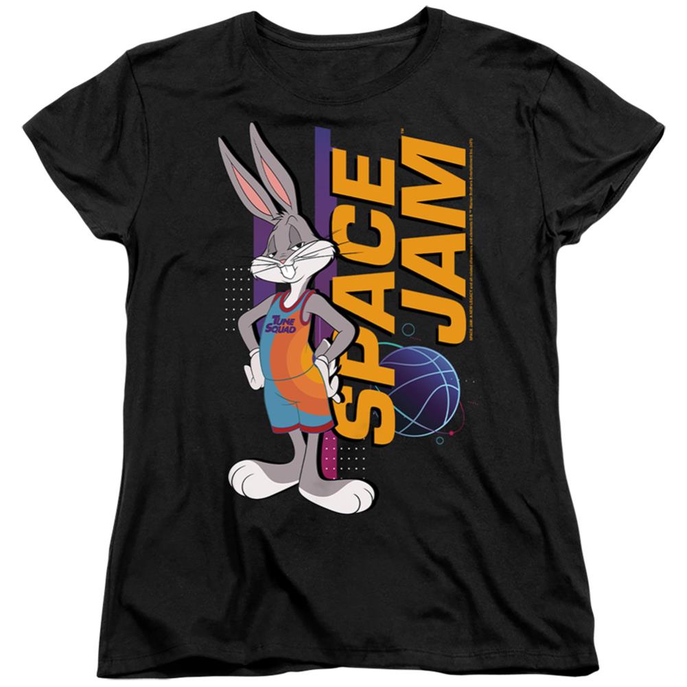 Space Jam 2 Bugs Standing Women's 18/1 Cotton Short-Sleeve T-Shirt