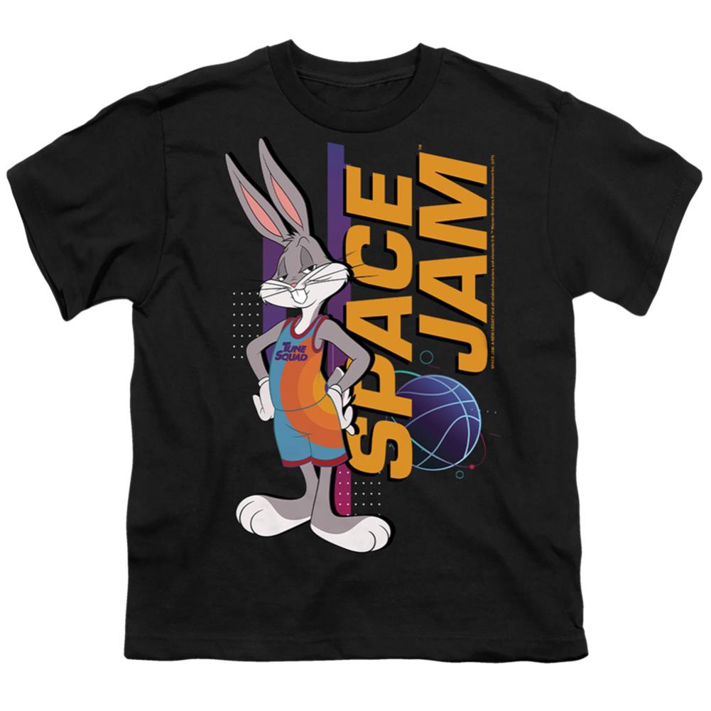 Space Jam 2 Bugs Standing Youth 18/1 100% Cotton Short-Sleeve T-Shirt