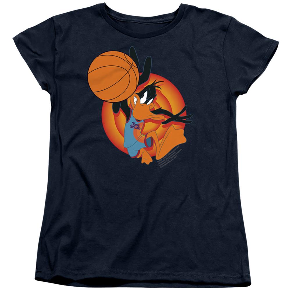 Space Jam 2 Daffy Slam Women's 18/1 Cotton Short-Sleeve T-Shirt