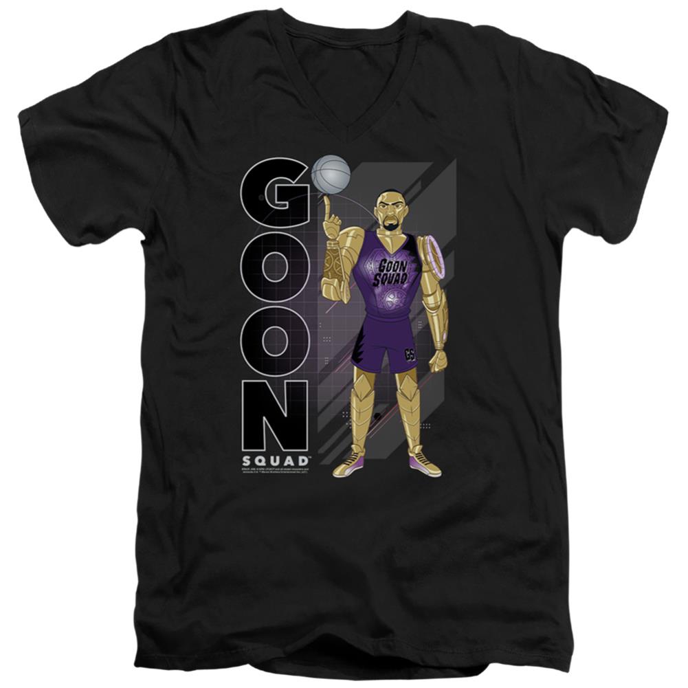Space Jam 2 Goon Squad Chronos Men's 30/1 Cotton Slim V-Neck T-Shirt