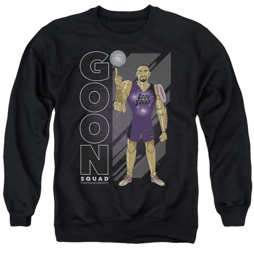 Space Jam 2 Goon Squad Chronos Men's Crewneck 50 50 Poly Long-Sleeve T-Shirt