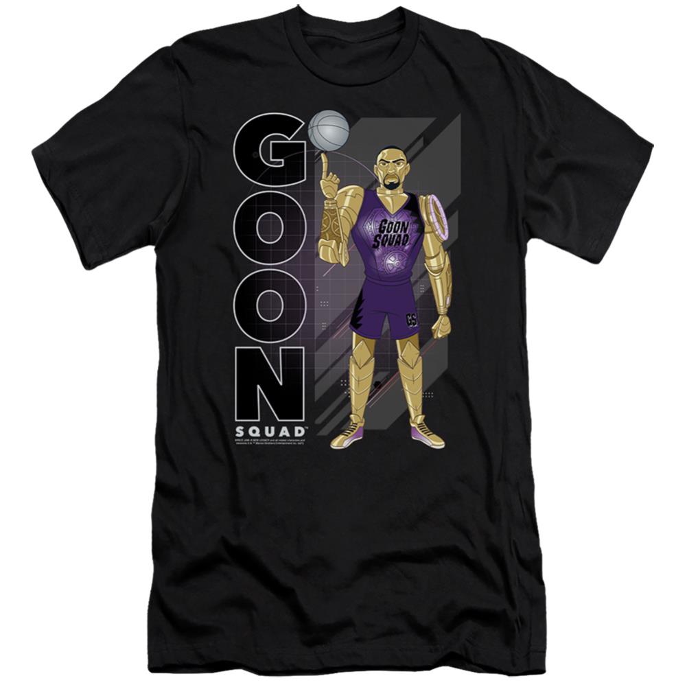 Space Jam 2 Goon Squad Chronos Men's Ultra-Soft 30/1 Cotton Slim Short-Sleeve T-Shirt