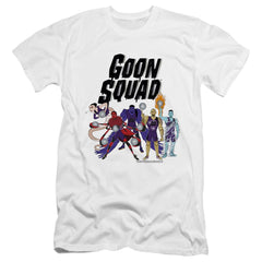 Space Jam 2 Goon Squad Group Men's Ultra-Soft 30/1 Cotton Slim Short-Sleeve T-Shirt