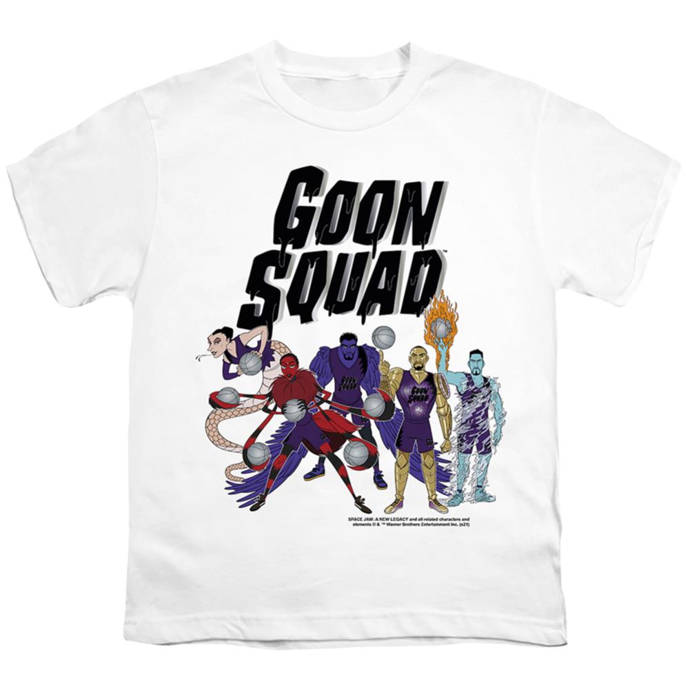 Space Jam 2 Goon Squad Group Youth 18/1 100% Cotton Short-Sleeve T-Shirt