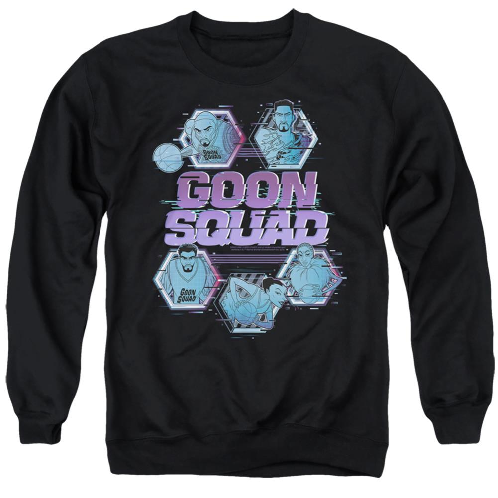 Space Jam 2 Goon Squad Tech Men's Crewneck 50 50 Poly Long-Sleeve T-Shirt