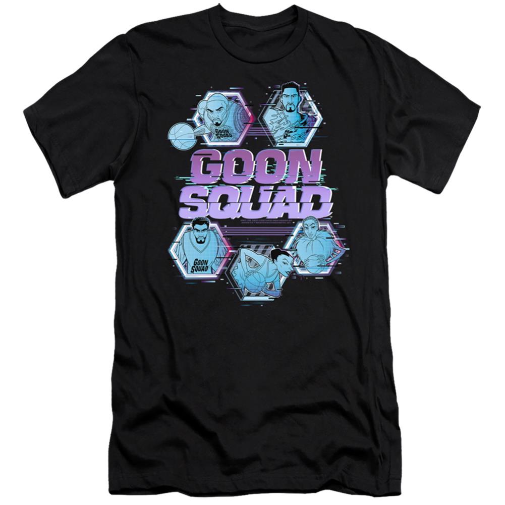 Space Jam 2 Goon Squad Tech Men's Ultra-Soft 30/1 Cotton Slim Short-Sleeve T-Shirt