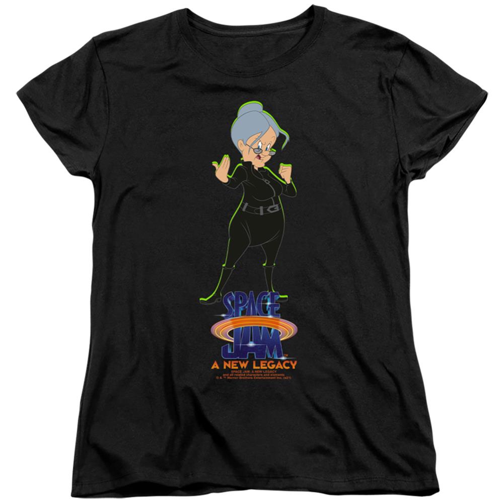 Space Jam 2 Granny Matrix Women's 18/1 Cotton Short-Sleeve T-Shirt