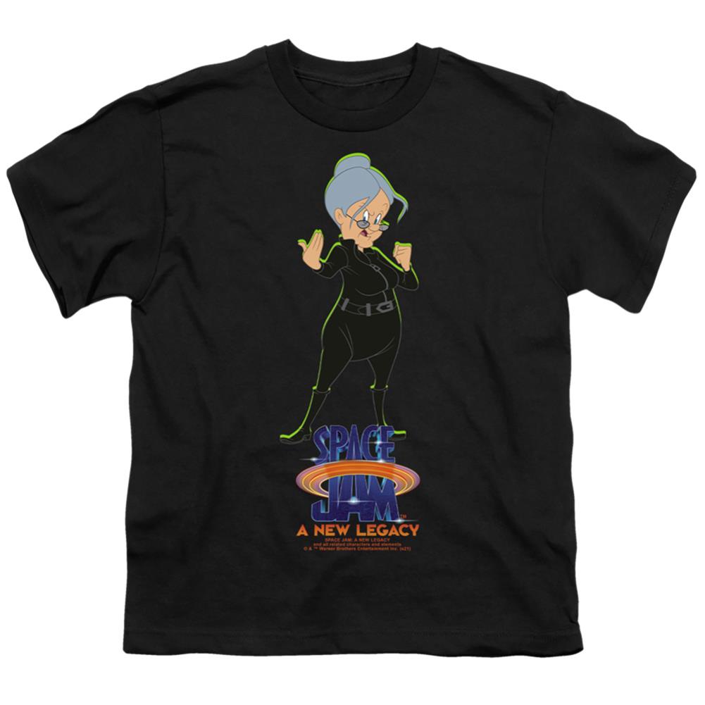 Space Jam 2 Granny Matrix Youth 18/1 100% Cotton Short-Sleeve T-Shirt