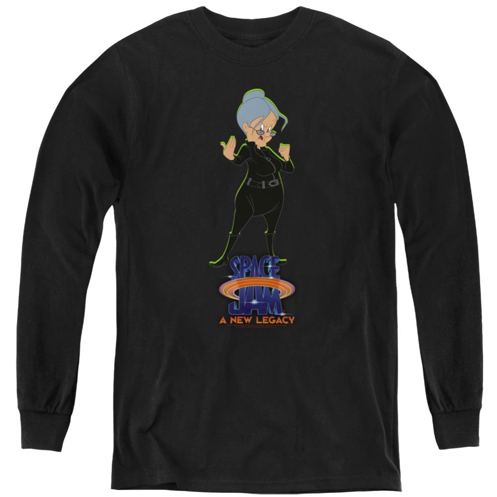 Space Jam 2 Granny Matrix Youth Long-Sleeve T-Shirt