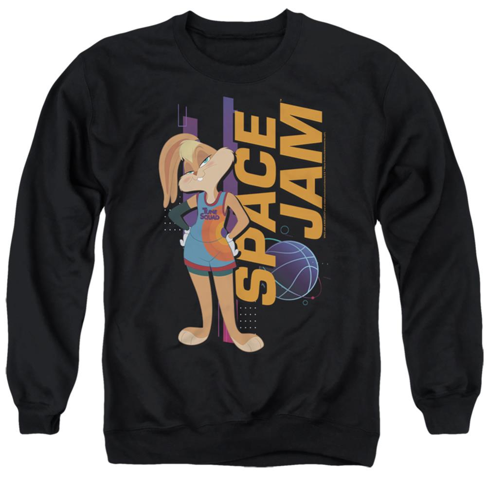 Space Jam 2 Lola Standing Men's Crewneck 50 50 Poly Long-Sleeve T-Shirt