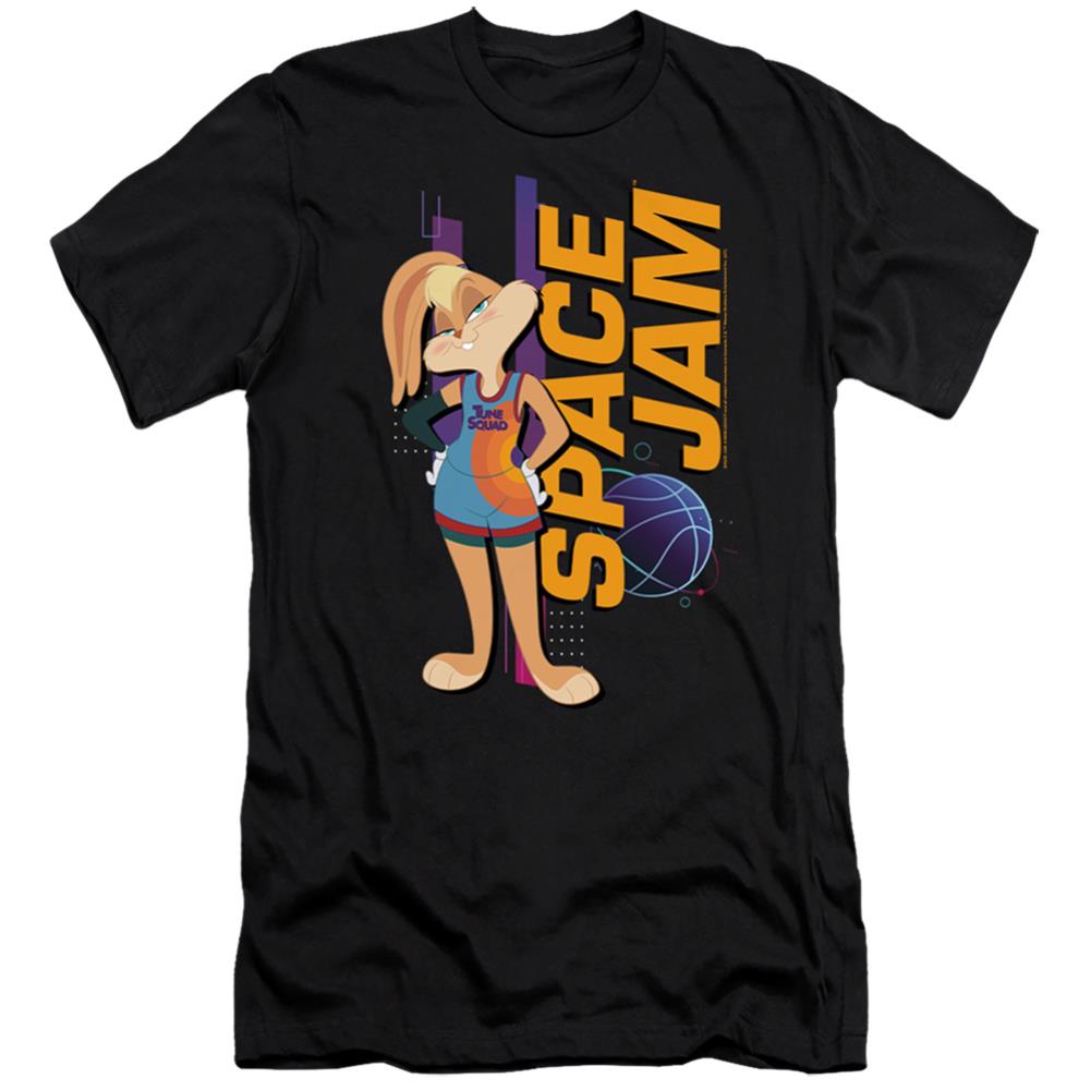 Space Jam 2 Lola Standing Men's Ultra-Soft 30/1 Cotton Slim Short-Sleeve T-Shirt