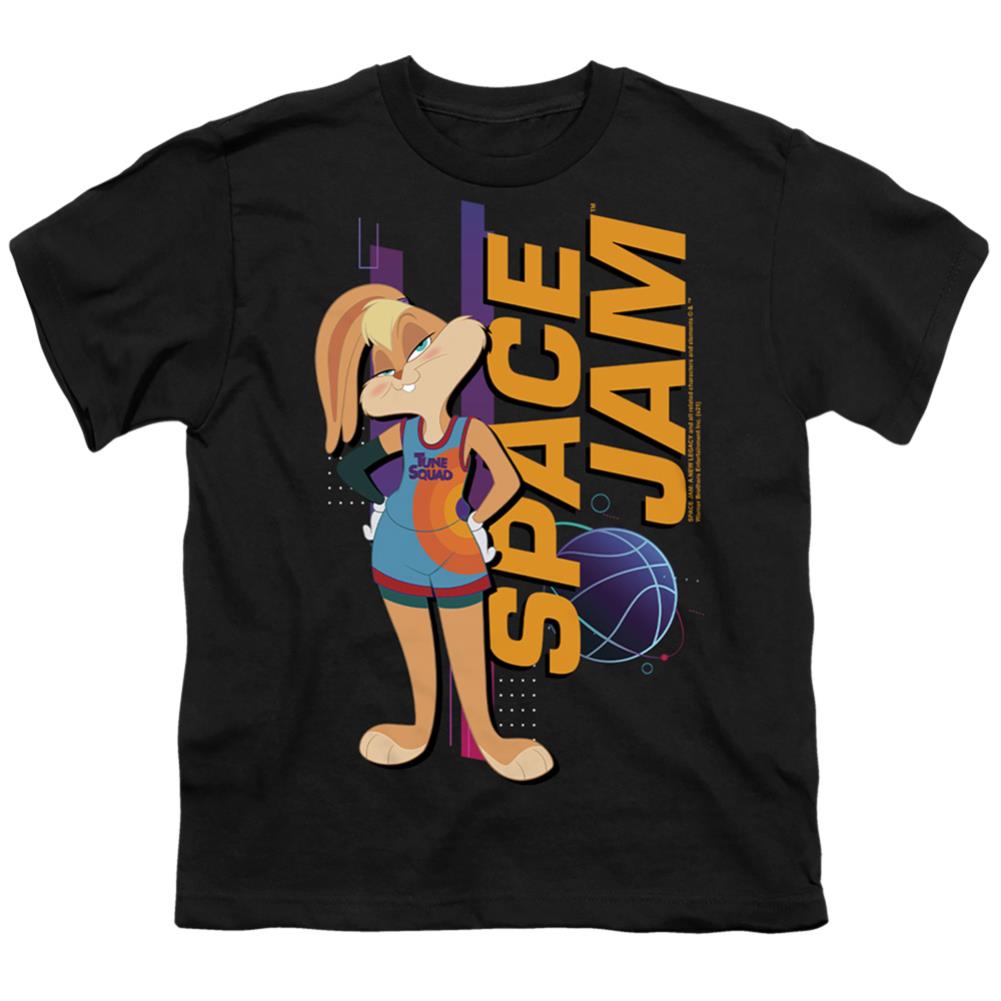 Space Jam 2 Lola Standing Youth 18/1 100% Cotton Short-Sleeve T-Shirt