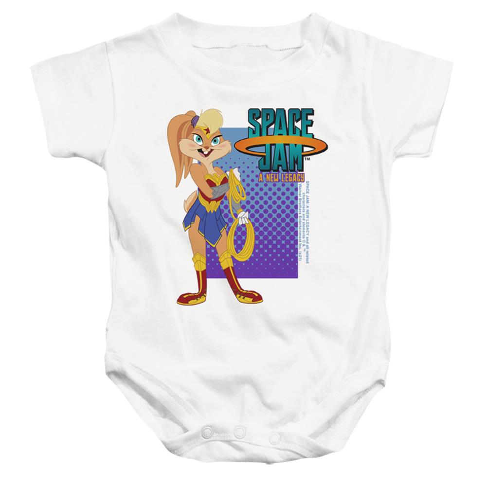 Space Jam 2 Lola Wonder Woman Infant's Cotton SS Snapsuit
