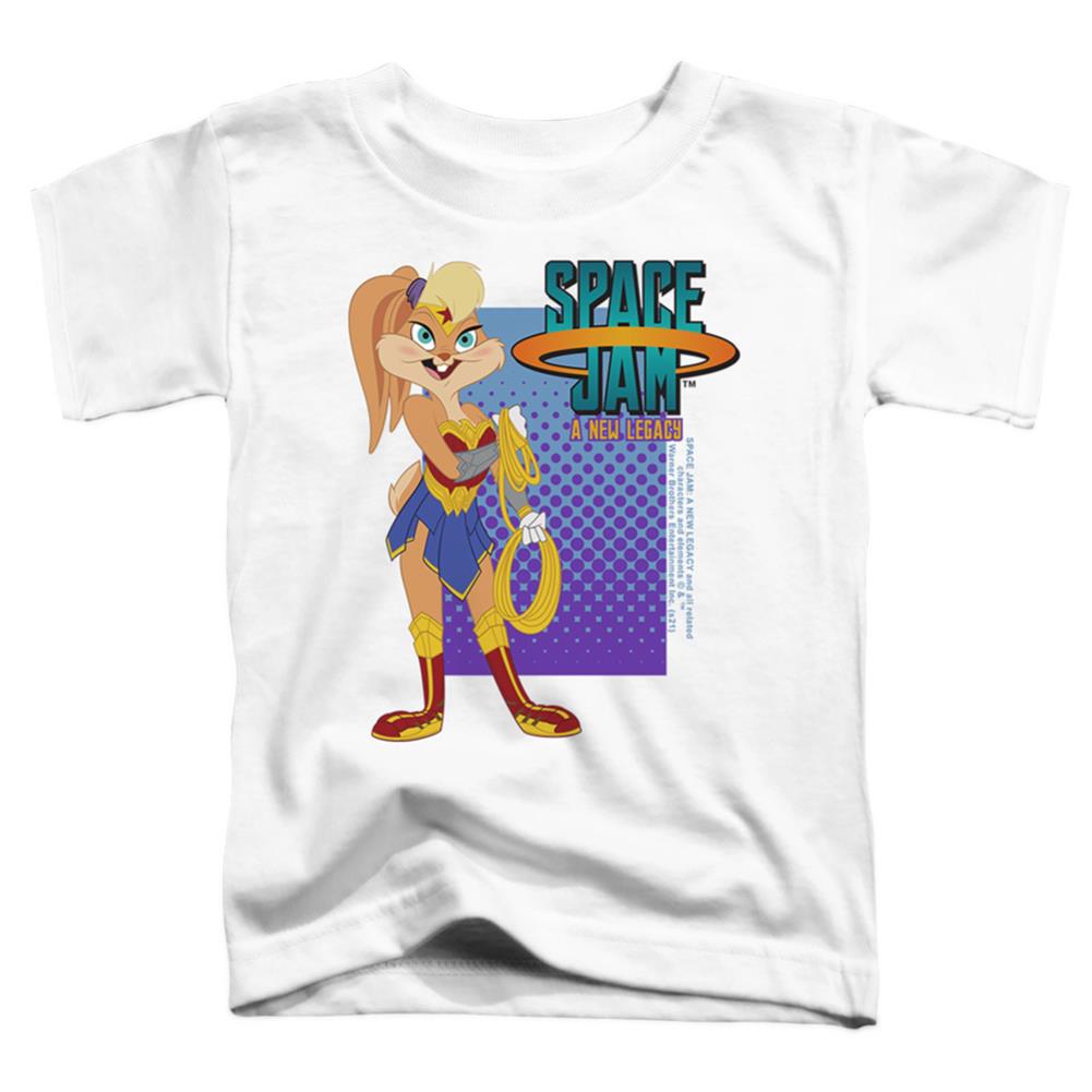 Space Jam 2 Lola Wonder Woman Toddler 18/1 Cotton Short-Sleeve T-Shirt
