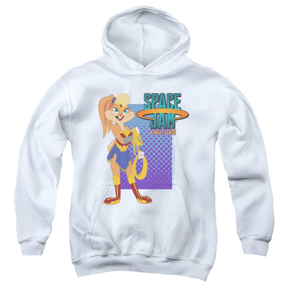 Space Jam 2 Lola Wonder Woman Youth Cotton Poly Pull-Over Hoodie
