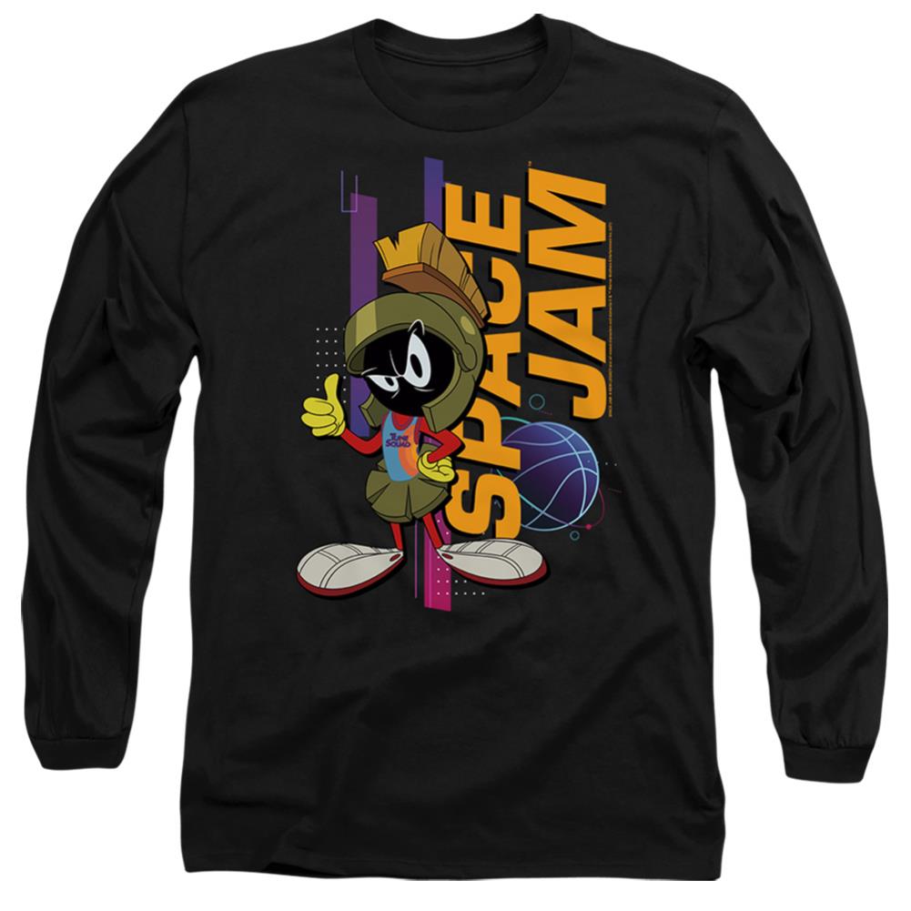 Space Jam 2 Marvin Standing Men's 18/1 Cotton Long-Sleeve T-Shirt