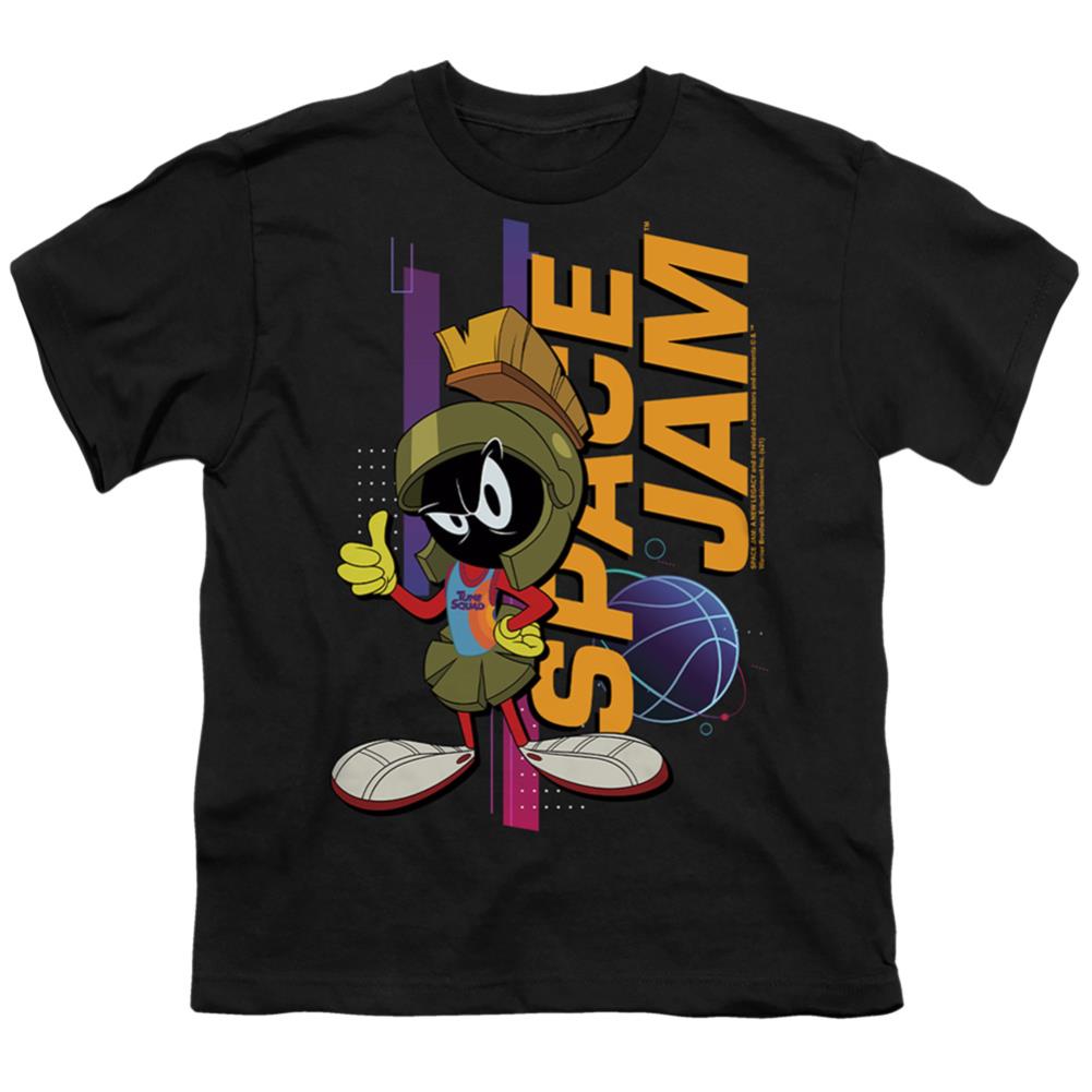 Space Jam 2 Marvin Standing Youth 18/1 100% Cotton Short-Sleeve T-Shirt