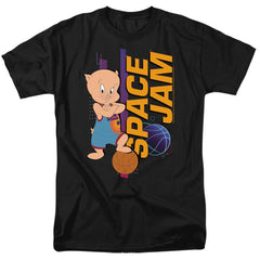 Space Jam 2 Porky Standing Men's 18/1 Cotton Short-Sleeve T-Shirt