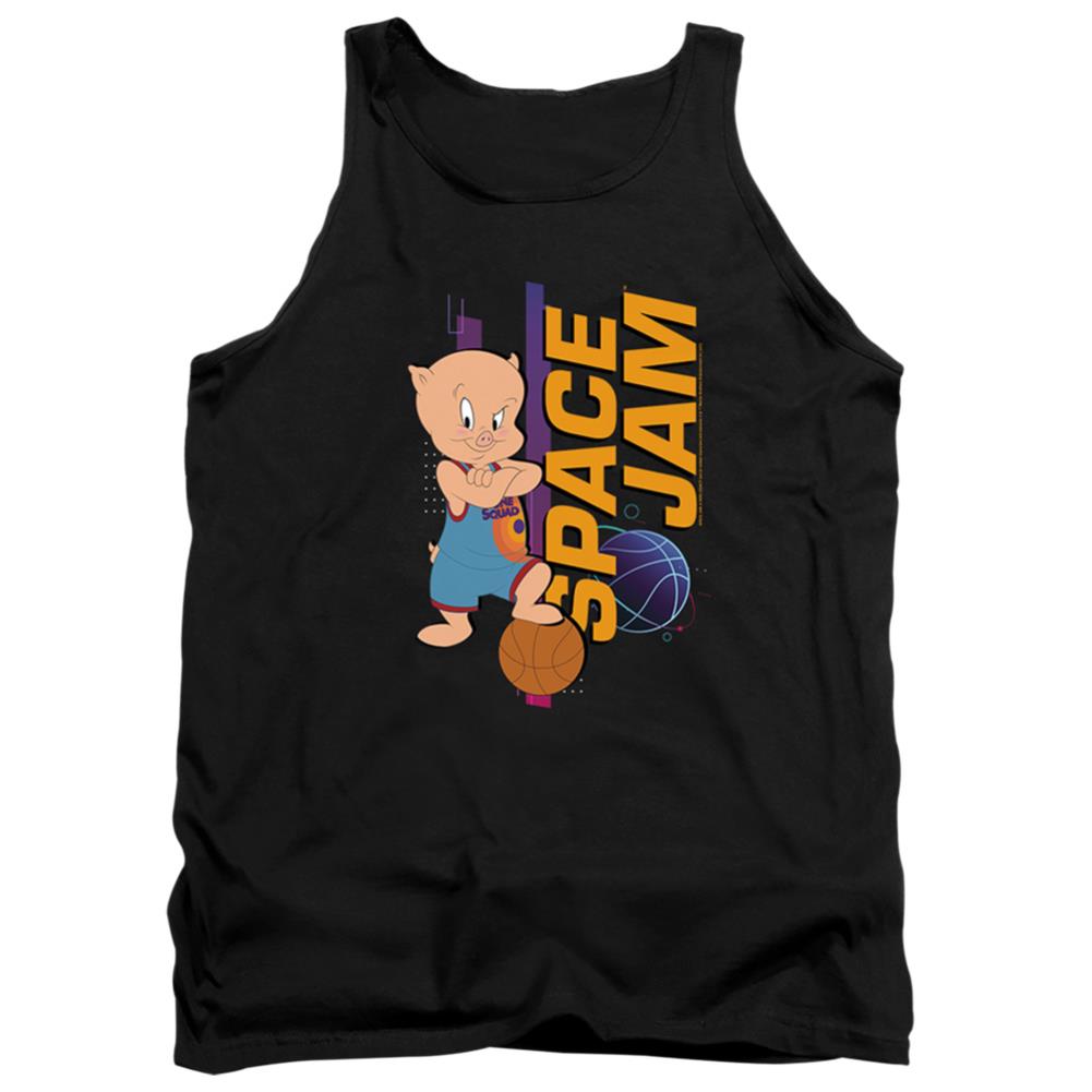 Space Jam 2 Porky Standing Men's 18/1 Cotton Tank Top