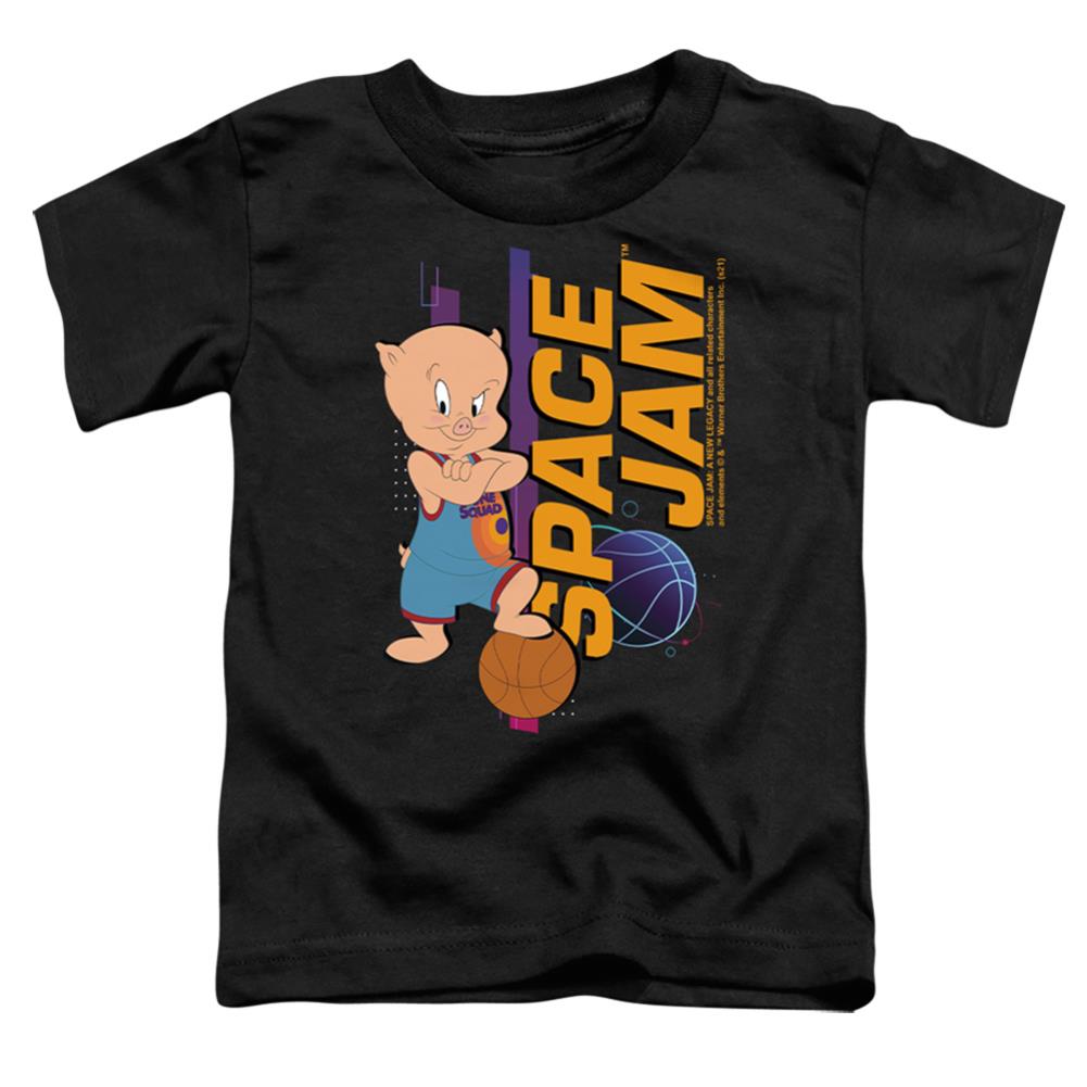 Space Jam 2 Porky Standing Toddler 18/1 Cotton Short-Sleeve T-Shirt