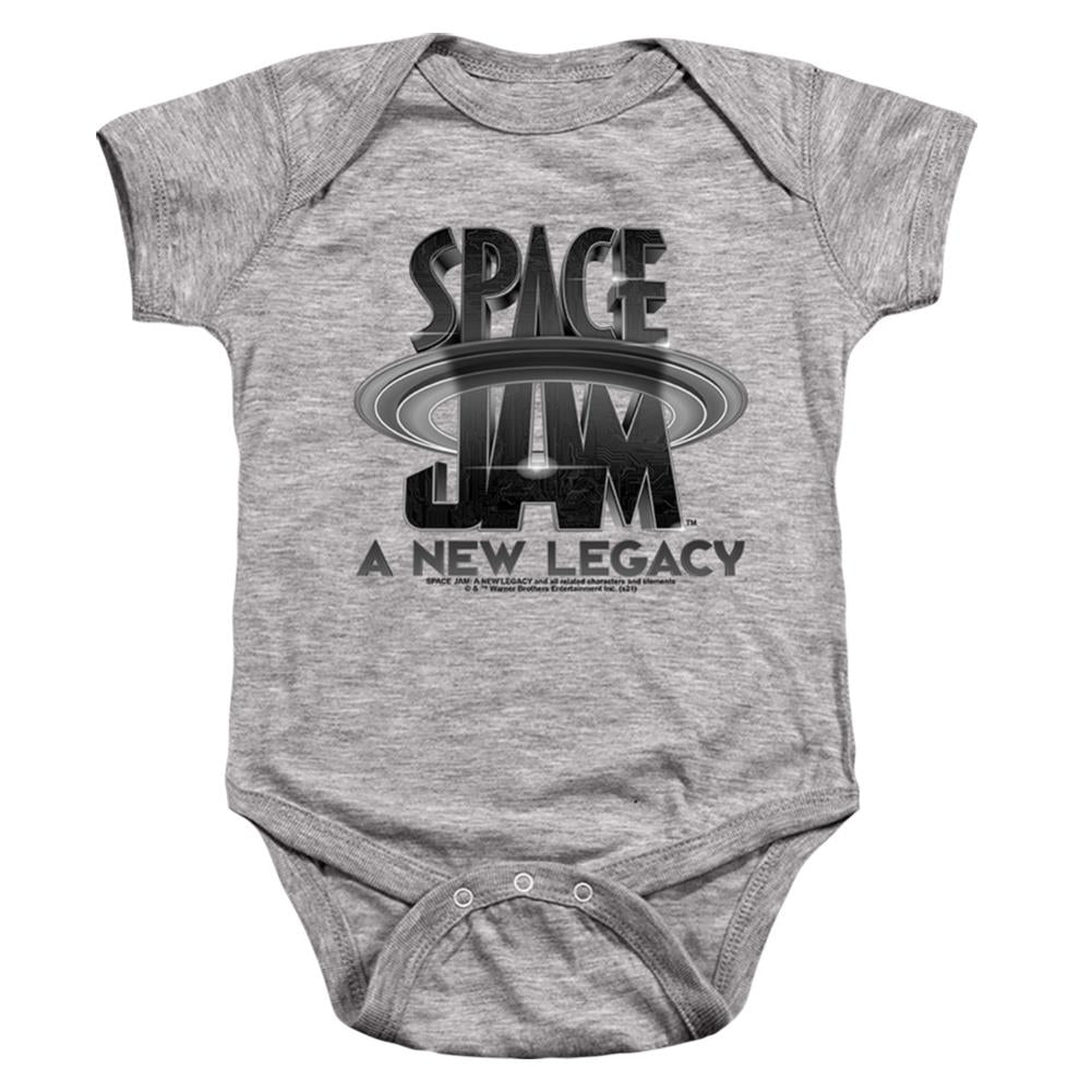 Space Jam 2 Space Jam 2 Logo Black Infant's Cotton SS Snapsuit